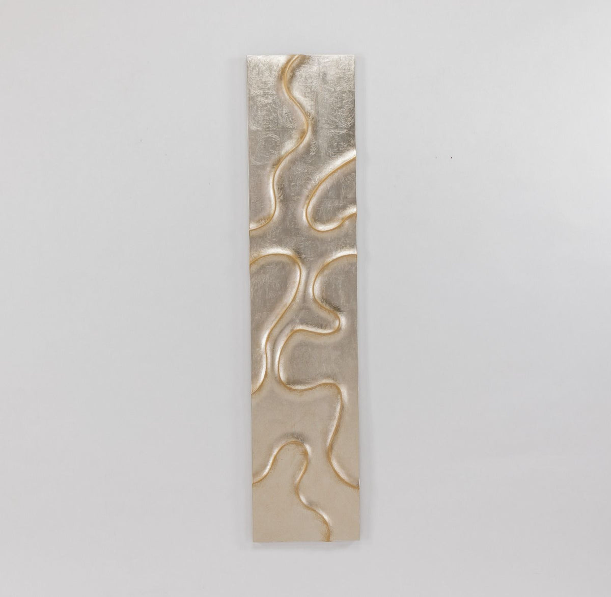 Escultura de pared 4 partes Color Champaña – vista 2