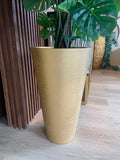 Pote dorado Decorativo Mediano